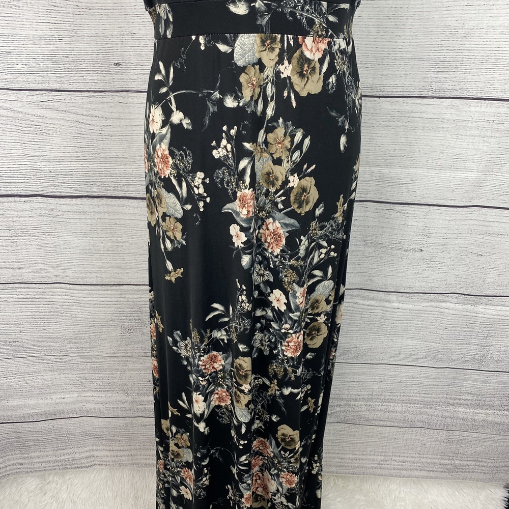 Veronica M Floral Keyhole Maxi Dress Vacation Summer Size Medium - Picture 5 of 6
